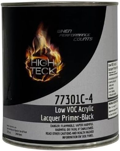 77301C-4 Low VOC High Solids Acrylic Lacquer Primer-Black-QT in Kuwait