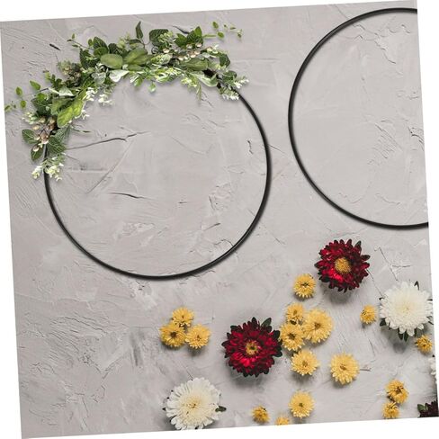Holibanna 9pcs الأطواق لصياغة الأطواق إكليل الزهور الأنيقة لأكاليل الزهور DIY حلقات حديد موثوقة لحفلات الزفاف والأحداث وديكورات المنزل in Kuwait
