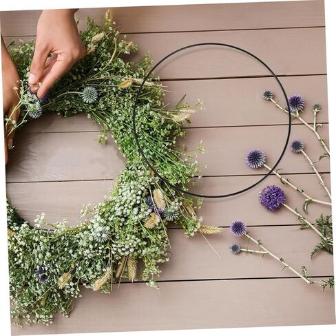 Holibanna 9pcs الأطواق لصياغة الأطواق إكليل الزهور الأنيقة لأكاليل الزهور DIY حلقات حديد موثوقة لحفلات الزفاف والأحداث وديكورات المنزل in Kuwait