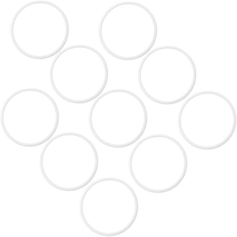 Zerodeko 10pcs Plastic Macrame Rings for DIY Dream Catcher Floral Wreath Craft Hoops Small Circle Ring Set for Weddings and Decorations in Kuwait