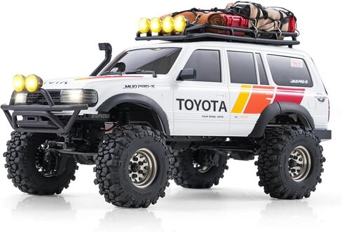 Fms FairRC FCX18S LC80 S Tri-Color Mod 1/18 RC Crawler, 2-Speed Transmission Mini RC Crawler, RC Rock Crawler 4x4 with Portal Axles, RTR Hobby Grade RC Truck & RC Car for Adults and Beginner in Kuwait