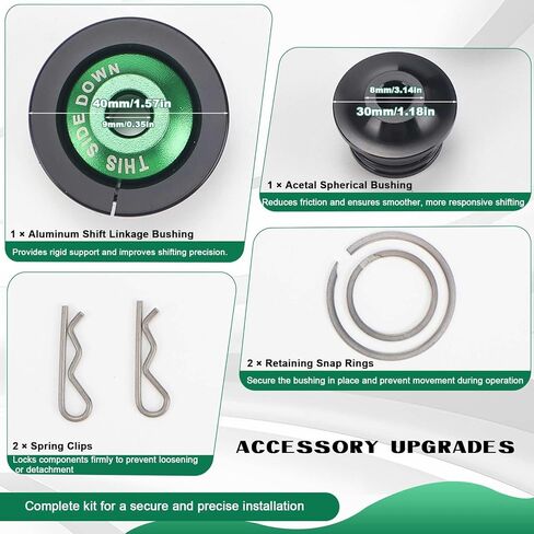 Shift Linkage Bushing Kit Fit for Honda Civic Si/MT 2007+, for Honda Civic Type R 2015-2017, for Honda Accord MT (8th/9th Gen) 2008-2017 in Saudi Arabia