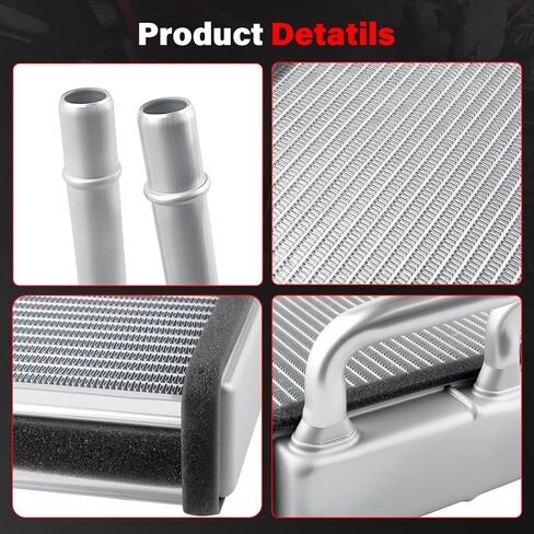 قلب سخان HVAC متوافق مع 1997-2003 Ford F150، 2004 F150 Heritage 2004، 1997-1999 F250، 1997-2002 Expedition & 2002-2003 Lincoln Blackwood، 1998-2002 Navigator OEM# 93001 F65Z18476AA HT8343 in Kuwait