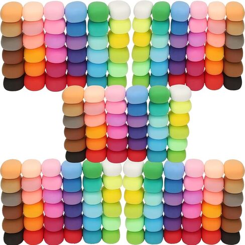 Air Dry Clay, 36 Packs White Air Dry Foam Clay, 19oz Soft Modeling Clay Super Light Weight Air Dry Clay Perfect for Arts Crafts in Kuwait
