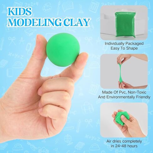 Air Dry Clay, 36 Packs White Air Dry Foam Clay, 19oz Soft Modeling Clay Super Light Weight Air Dry Clay Perfect for Arts Crafts in Saudi Arabia