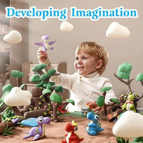 Air Dry Clay, 36 Packs White Air Dry Foam Clay, 19oz Soft Modeling Clay Super Light Weight Air Dry Clay Perfect for Arts Crafts in Saudi Arabia