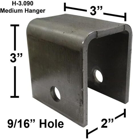 طقم شماعات زنبركية للمحور الترادفي EQ-310، مجموعة تعليق أوراق المعادل الطويلة SHK-TA-SB-TE، تناسب نوابض من العين إلى العين من 3500 إلى 7000 رطل 1 3/4 بوصة in Kuwait