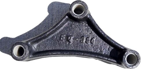 EQ-356-LOTOF2 (EQ-356) زوج معادلات منحنية مقاس 6-1/8 بوصة × 2-1/2 بوصة، فتحات مسمار مقاس 9/16 بوصة، نوابض ورقية عريضة مزدوجة العين مقاس 1-3/4 بوصة، تتضمن البطانات، عبوتان in Kuwait