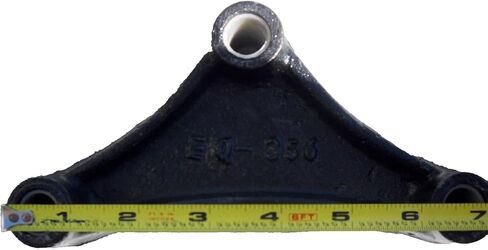 EQ-356-LOTOF2 (EQ-356) زوج معادلات منحنية مقاس 6-1/8 بوصة × 2-1/2 بوصة، فتحات مسمار مقاس 9/16 بوصة، نوابض ورقية عريضة مزدوجة العين مقاس 1-3/4 بوصة، تتضمن البطانات، عبوتان in Kuwait