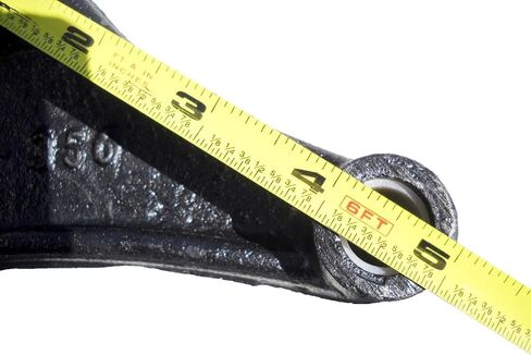 EQ-356-LOTOF2 (EQ-356) زوج معادلات منحنية مقاس 6-1/8 بوصة × 2-1/2 بوصة، فتحات مسمار مقاس 9/16 بوصة، نوابض ورقية عريضة مزدوجة العين مقاس 1-3/4 بوصة، تتضمن البطانات، عبوتان in Kuwait