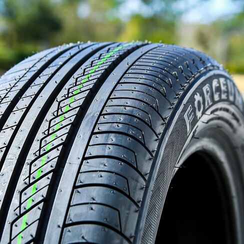 مجموعة من 2 (اثنين) Forceum Ecosa إطارات نصف قطرية لسيارات الركاب لجميع المواسم - 195/65R15 195/65/15 195/65-15 91H نطاق تحميل SL 4-Ply BSW جدار جانبي أسود UTQG 400AA in Kuwait