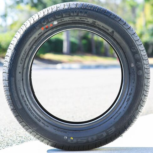 مجموعة من 2 (اثنين) Forceum Ecosa إطارات نصف قطرية لسيارات الركاب لجميع المواسم - 195/65R15 195/65/15 195/65-15 91H نطاق تحميل SL 4-Ply BSW جدار جانبي أسود UTQG 400AA in Kuwait