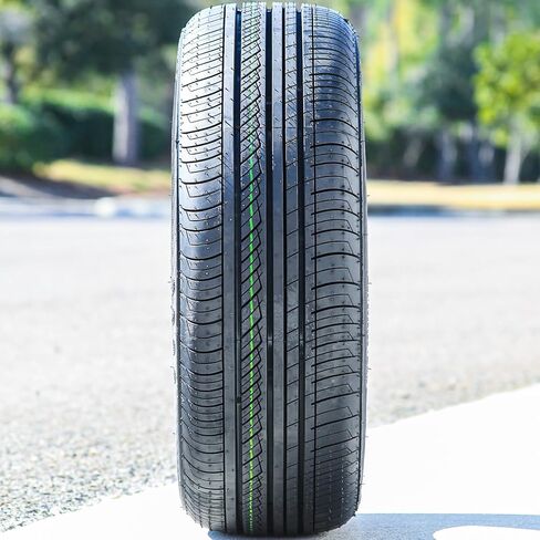 مجموعة من 2 (اثنين) Forceum Ecosa إطارات نصف قطرية لسيارات الركاب لجميع المواسم - 195/65R15 195/65/15 195/65-15 91H نطاق تحميل SL 4-Ply BSW جدار جانبي أسود UTQG 400AA in Kuwait