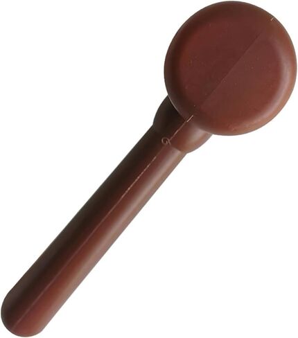 Wooden Judge Gavel, Brown Cartoon Style, Costume Accessory for Courtroom Role Play, Desk Decor in Kuwait