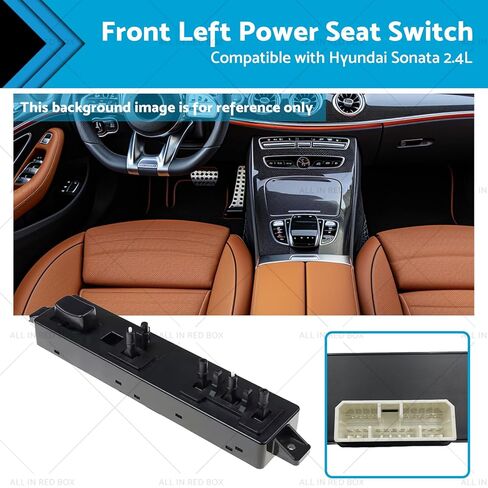 مفتاح مقعد الطاقة الأمامي الأيسر متوافق مع Hyundai Sonata 2.4L 2011-2015 يستبدل 881913S100RY in Kuwait