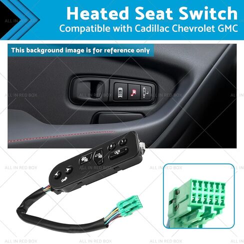Seat Heater Switch Compatible with Cadillac Chevy GMC 2003-2006 Replaces 901-196 15116862 901196 in Kuwait