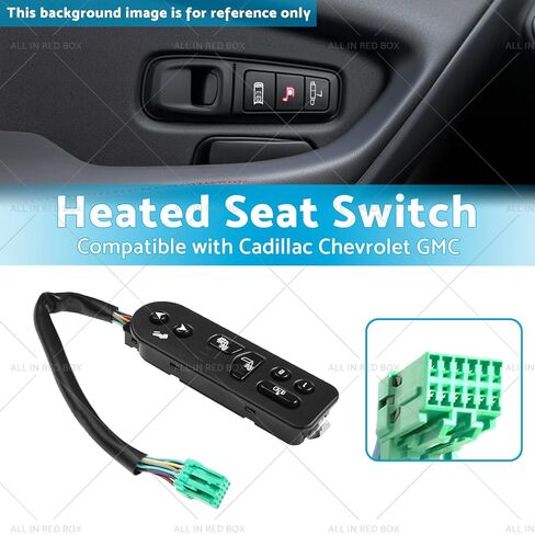 Seat Heater Switch Compatible with Cadillac Chevy GMC 2003-2006 Replaces 901-196 15116862 901196 in Kuwait