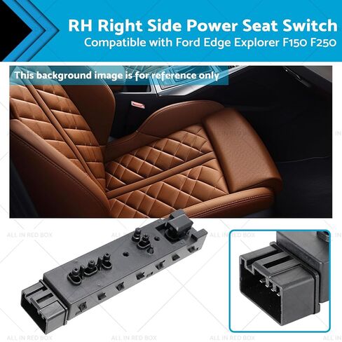 RH Right Side Power Seat Switch Compatible with 2011-2015 Ford Edge Explorer F150 F250 in Kuwait