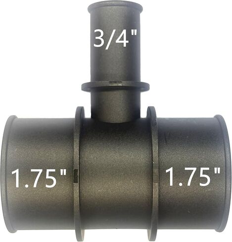 1.75" x 1.75" x 3/4" Fittings,Radiator Coolant Hose 3-Way Connector,Heater T-Joint Diverter,Water Pipe Splitter Repair Kit for BMW,Mercedes-Benz,Audi,VW,Ford,Porsche,Land Rover,MINI,Jeep,Toyota,Honda in Kuwait