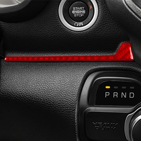 Real Carbon Fiber Car Dash Trim Instrument Decal Speedometer Right Side Cover Sticker Compatible with Dodge RAM 1500/2500/3500 2019-2023 Crew Cab Auto Accessories in Saudi Arabia