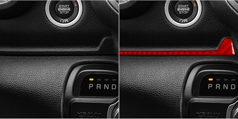 Real Carbon Fiber Car Dash Trim Instrument Decal Speedometer Right Side Cover Sticker Compatible with Dodge RAM 1500/2500/3500 2019-2023 Crew Cab Auto Accessories in Saudi Arabia