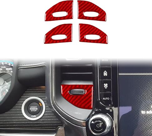 Real Carbon Fiber Car Dash Trim Instrument Decal Speedometer Right Side Cover Sticker Compatible with Dodge RAM 1500/2500/3500 2019-2023 Crew Cab Auto Accessories in Saudi Arabia