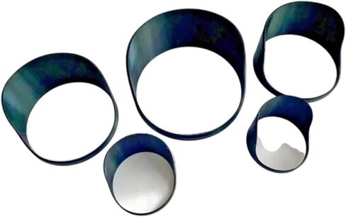 Replacement for Vanderhall Carmel Gauge Covers - Slide On - No Adhesive Needed - Black in Kuwait