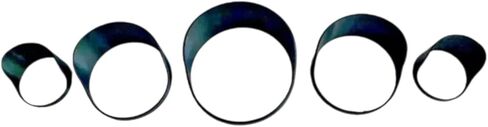 Replacement for Vanderhall Carmel Gauge Covers - Slide On - No Adhesive Needed - Black in Kuwait