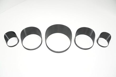 Gauge Covers for Vanderhall Carmel - Black, Slide-On Replacement Set, No Adhesive Required in Kuwait