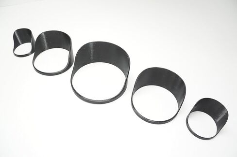 Gauge Covers for Vanderhall Carmel - Black, Slide-On Replacement Set, No Adhesive Required in Kuwait