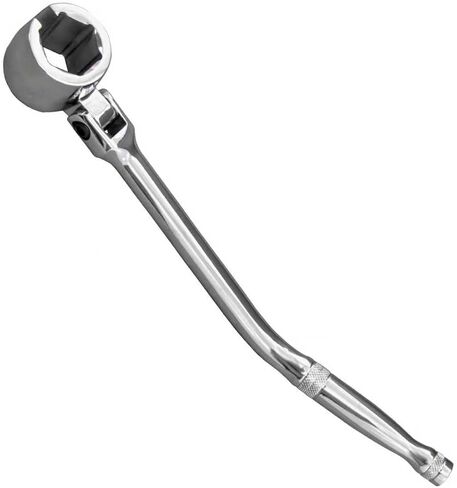 7/8" 22mm Oxygen Sensor Wrench, O2 Sensor Socket Removal Tool with Contour Handle & Flexible Head, Forged Steel Swivel Head Wrench for Oxygen Sensors Removal & Installation in Kuwait