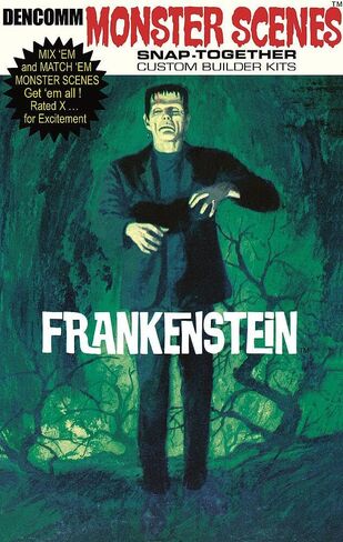 DENCOMM - Monster Scenes S1 - 1:13 Model Kit - Frankenstein: 55th Anniversary Limited Edition in Kuwait