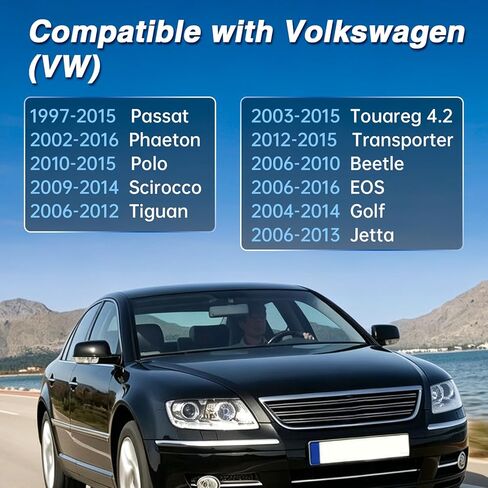 FUSCH 4 قطع طقم إصلاح موصل ملف الإشعال متوافق مع VW Passat Tiguan Beetle Golf Jetta & Audi A3 A4 A5 A6 Q7 TT R8، قابس السرج، استبدال 4B0973724، 4B0-973-724 in Kuwait