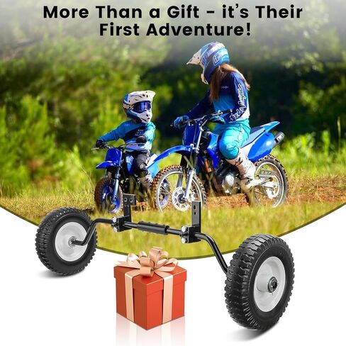عجلات تدريب الدراجة الترابية متوافقة مع ماكينة الحلاقة MX125 MX350 MX400 MX500، PW50، هوندا XR50 CRF50 Z50 Z50R، ياماها TTR50،50cc 49cc عجلات تدريب الدراجة الترابية للأطفال، سهلة التركيب in Kuwait