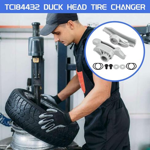 2 Pack Low Profile Nylon Mount/Demount Head Kit Fit for Coats Tire Machine Duck Head/Duck Bill, Replacement Part# TC184432/8184432, Manual Tire Changer Duck Head Kit, Grey in Kuwait
