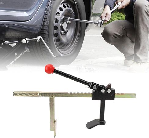 SIXRUN Manual Tire Changer, Tire Bead Breaker Tool, High Strength Metal Manual Tire Changer for Car Motorcycle, Enhanced Efficiency, Easily Opens and Holds Tire with Compact Design in Kuwait