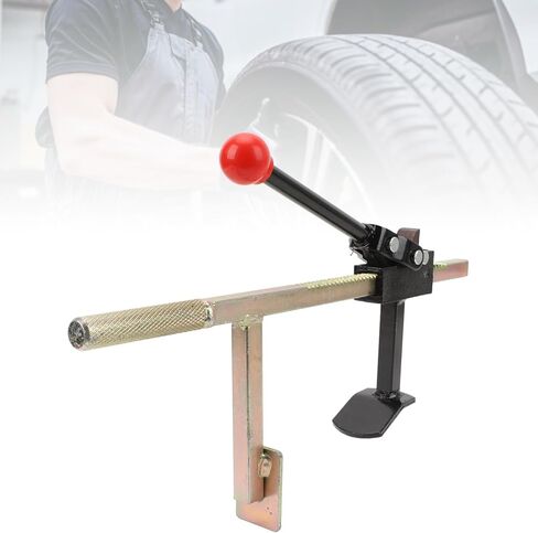 SIXRUN Manual Tire Changer, Tire Bead Breaker Tool, High Strength Metal Manual Tire Changer for Car Motorcycle, Enhanced Efficiency, Easily Opens and Holds Tire with Compact Design in Kuwait