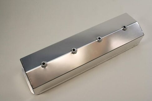 PRW 4035030 Satin Silver Anodized Aluminum Valve Cover for Chevy in Kuwait