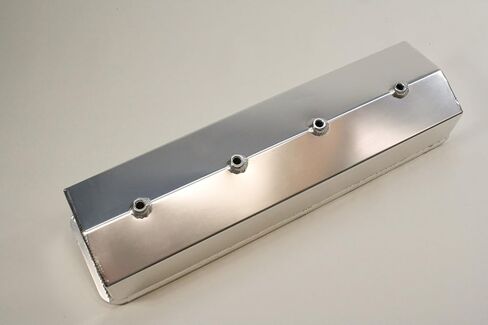 PRW 4035030 Satin Silver Anodized Aluminum Valve Cover for Chevy in Kuwait
