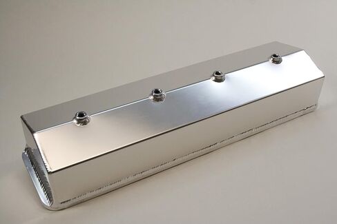 PRW 4035030 Satin Silver Anodized Aluminum Valve Cover for Chevy in Kuwait
