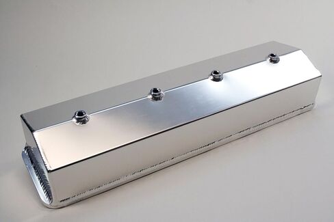 PRW 4035030 Satin Silver Anodized Aluminum Valve Cover for Chevy in Kuwait