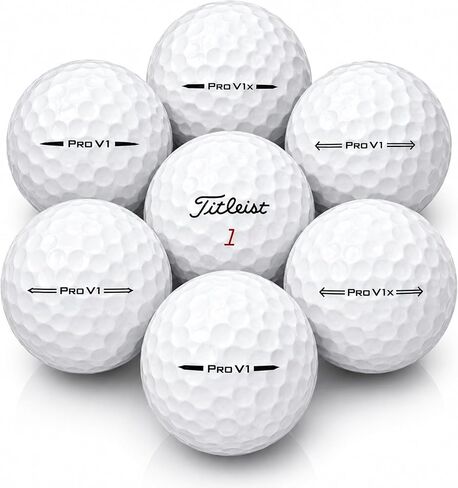 جولف أفورد-أ-بول. (25 حزمة) Pro V1 وPro V1x معاد تدويرهما لكرات الجولف البيضاء من Titleist. كرات جولف ProV1 وProV1x ممتازة مستعملة للرجال والنساء. النماذج الحديثة. (25 جيد (3A، Par)) in Saudi Arabia