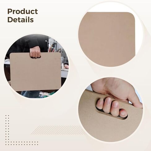 Sculpting Board for Clay Projects with Carry Handle, Medium MDF Art, Portable, Easy to Rinse, Ideal for Studio Or Home in Kuwait