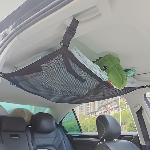 شبكة حمولة سقف السيارة مزدوجة الطبقة قابلة للتعديل، منظم تخزين شبكي عالي القوة مع أشرطة آمنة لسيارات الدفع الرباعي والشاحنات والشاحنات، وحقيبة سفر علوية متينة للمعدات الثقيلة وأساسيات التخييم in Kuwait