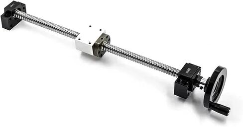 SFU1605 Set RM1610 Rolled Ball Screw C7 with End Machined+1605 Ball Nut + Nut Housing+BK/BF12End Support+Handwheel 1Pcs(SFU1610,500mm) in Kuwait
