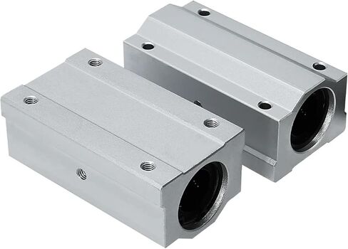 Linear Motion Ball Bearing Slide Block SC8UU SCS8UU SC10UU SCS12UU 16UU 20UU 25UU 2Pcs(SCS10LUU) in Kuwait