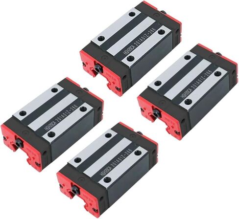 HGH25CA Square Carriages HGW25CC Flange Slider Block Fit 25mm HIWIN HGR25 Linear Guide Rail 4Pcs(HGH25CA) in Kuwait