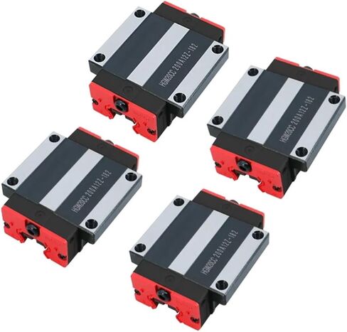 HGH25CA Square Carriages HGW25CC Flange Slider Block Fit 25mm HIWIN HGR25 Linear Guide Rail 4Pcs(HGH25CA) in Saudi Arabia