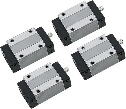 HGH25CA Square Carriages HGW25CC Flange Slider Block Fit 25mm HIWIN HGR25 Linear Guide Rail 4Pcs(HGH25CA) in Saudi Arabia