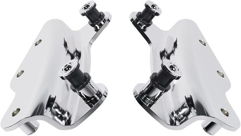 Replacement 4-Point Docking Hardware Kit, Chrome, Compatible with 2009-2013 Harley-Davidson Touring & Road Glide Models in Kuwait